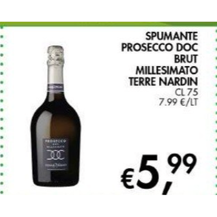 Spumante Prosecco Doc Brut Millesimato